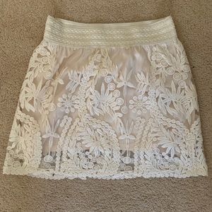 blu pepper lace skirt
